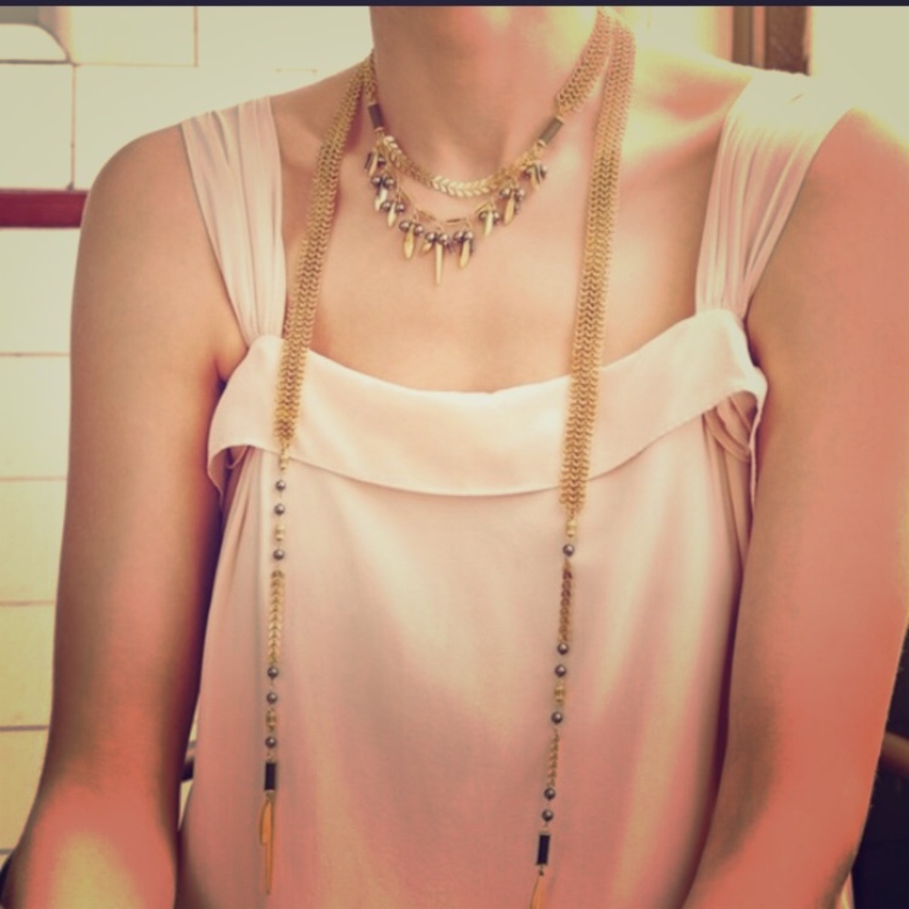 Stella and Dot Lariat Necklace